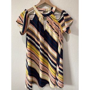 Lily Rose Striped Short Dress
